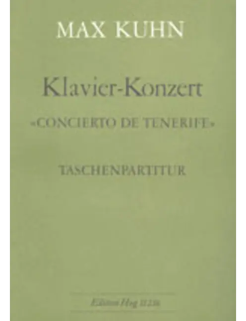 Concerto de Tenerife / Klavier-Konzert